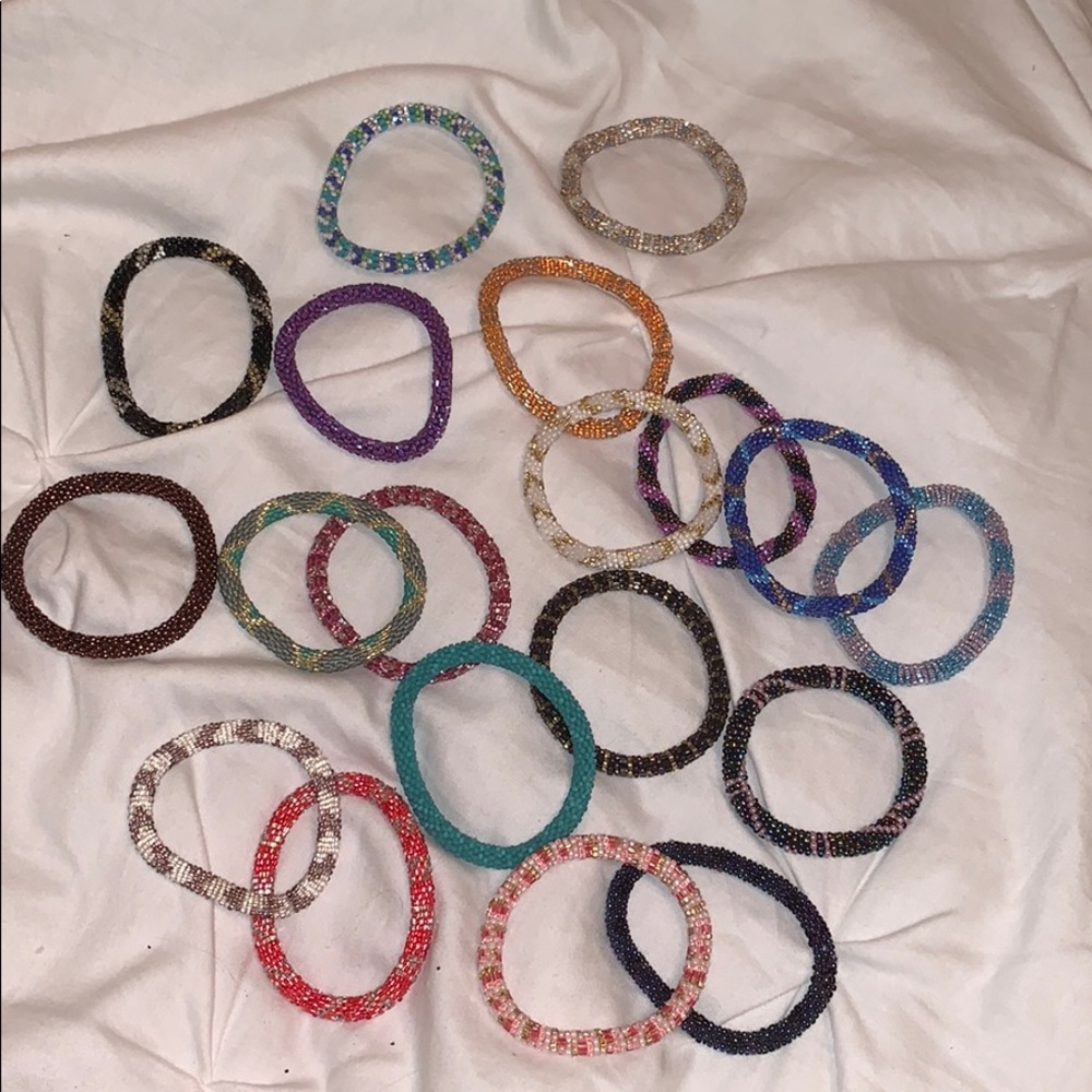 Lily and Laura bracelets.